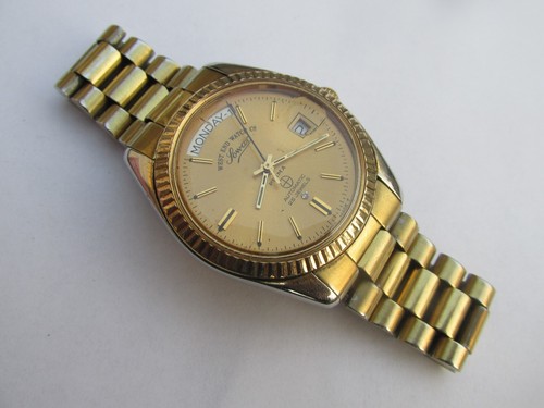 vintage mens west end watch co sowar prima automatic day at 12