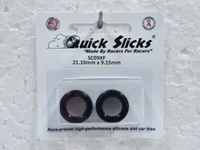 Quick Slicks SC09XF Silicone Tires Scalextric 79 Camaro Z28, Cuda 1:32 Slot Part