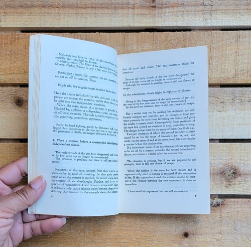 DIE ELEMENTE DES STILS VINTAGE 1963 BUCH VON WILLIAM STRUNK, JR. & E.B. WEISS - Bild 9 von 13