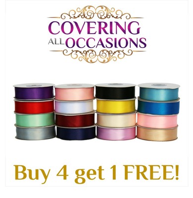 Luxury Best Quality FULL REEL Double Sided SATIN Ribbon 3mm 6mm 10mm 16mm 25mm Luxury Best Quality FULL REEL Double Sided SATIN Ribbon 3mm 6mm 10mm 16mm 25mm