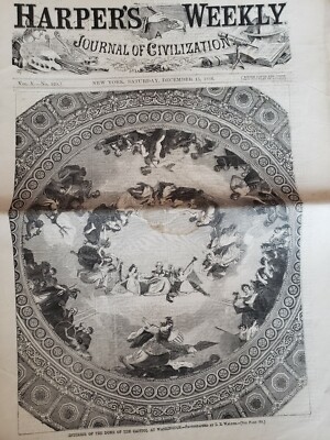 Original Harper's weekly NEW YORK SAT, DECEMBER, 15, 1866