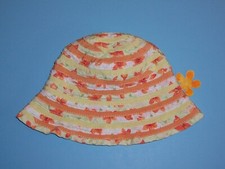 Gymboree girls "WILDFLOWER FIELDS" 0-6mth HAT...FLORAL...2004 TAG