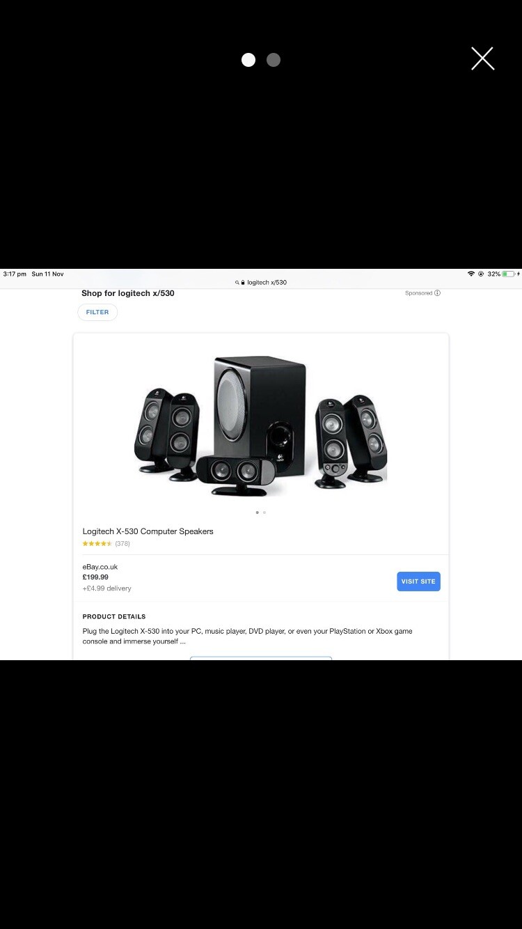 logitech g530 speakers