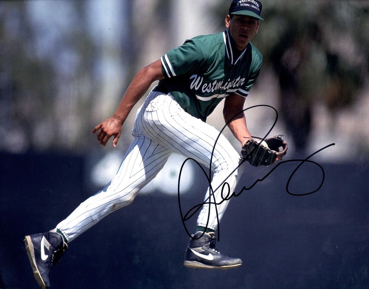 Alex Rodriguez Autographed High School Autographed 8x10 Photo (RP 