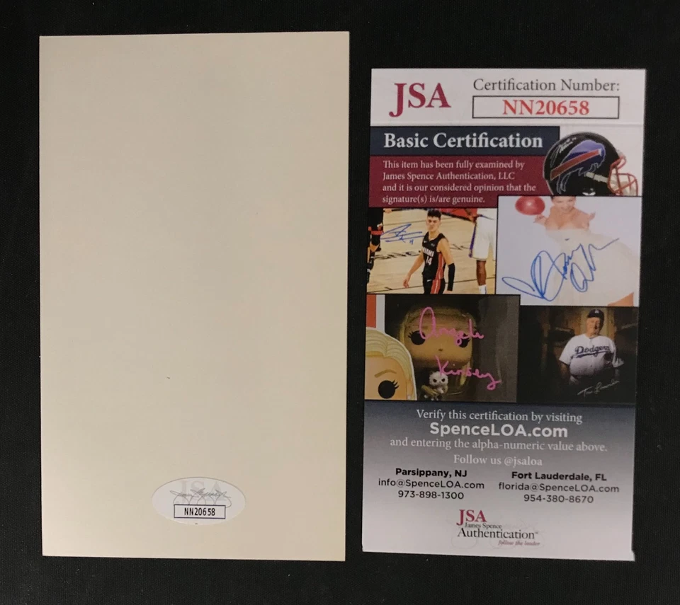 Red Schoendienst Signed x2 Photograph JSA Certified St. Louis Cardinals HOF! - Image 2 of 4