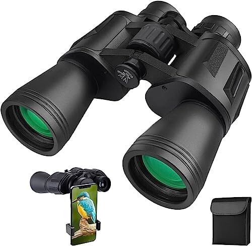 Binoculars for Adults - 20x50 High Power Binoculars for Bird Watching 28mm La.