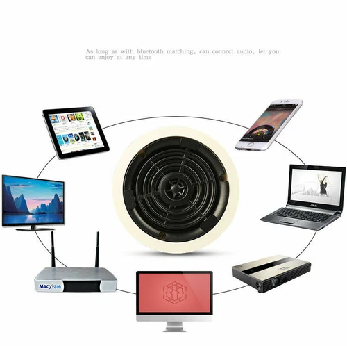 Deckenlautsprecher Einbaulautsprecher Decken Lautsprecher Kabellose Bluetooth DE - Bild 8 von 9