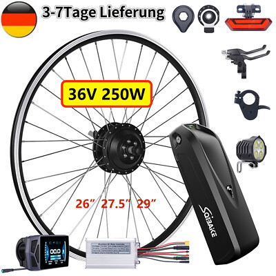 Bafang 36V 250W ebike umbausatz 26'' 27.5'' 29'' Hinterrad Elektrofahrrad motor kit