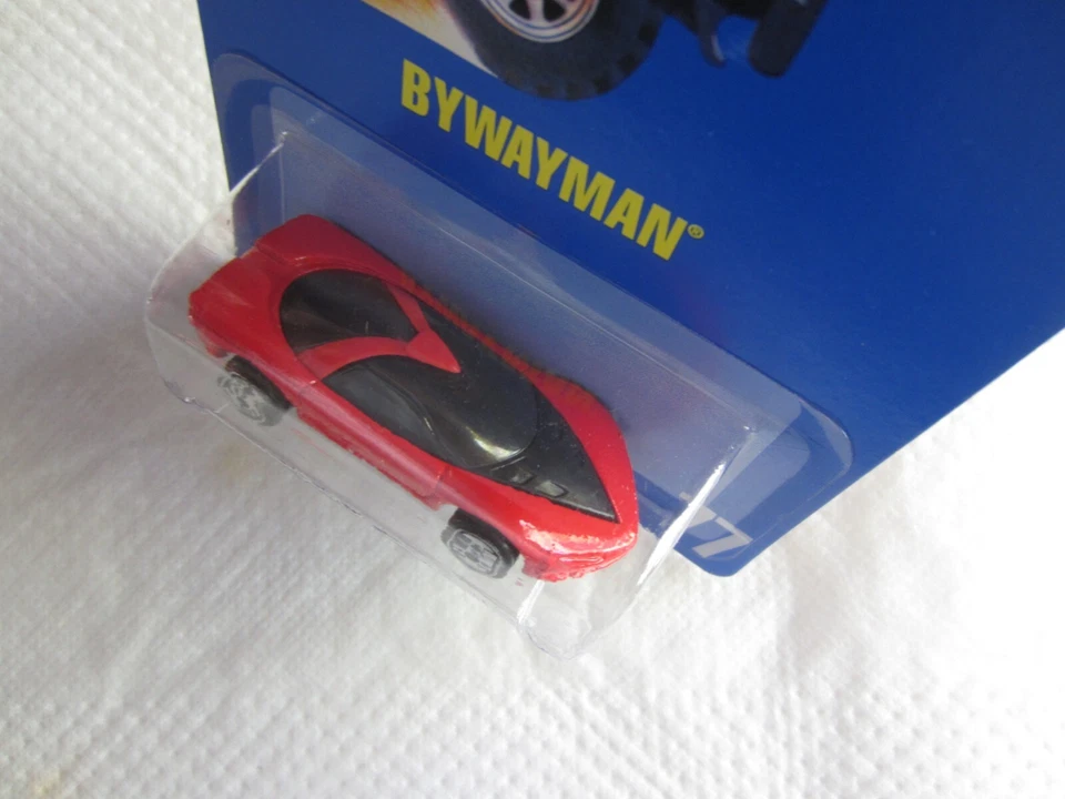 1991 Mattel Hot Wheels #77 Bywayman NIP (Error - vehicle on wrong card) - Image 2 of 3