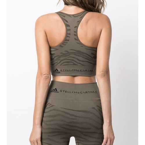 NWT adidas by Stella McCartney Printed Sports Bra Size XS - Picture 3 of 4