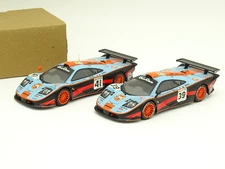Ixo SB 1/43 - Lot Of 2 McLaren F1 GTR Le Mans 1997 No. 39 And No. 41 Gulf