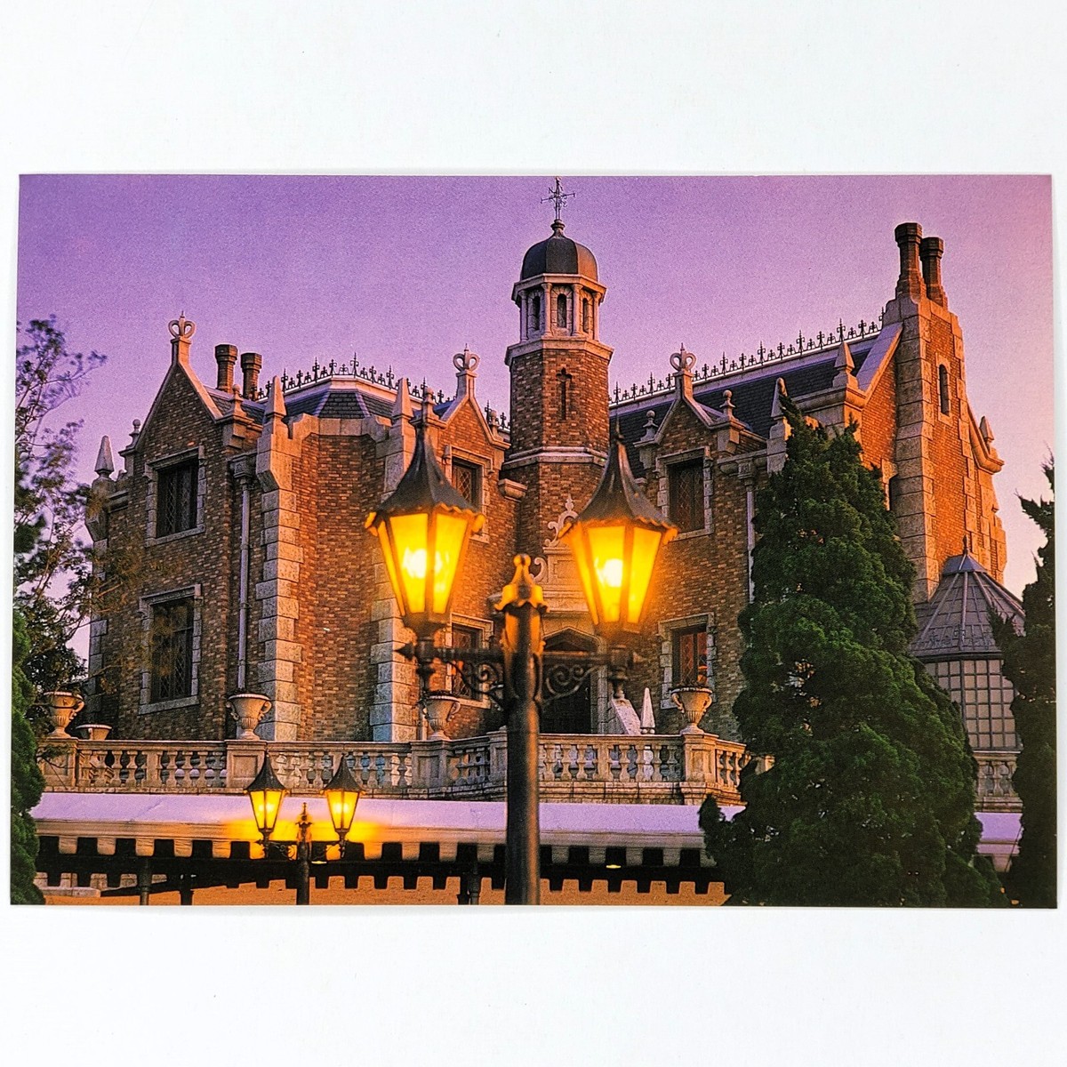 定価8800 KD KINGDOM 40 POST CARDS Vintage Tokyo Disneyland Postcard Haunted Mansion Fantasyland 1983