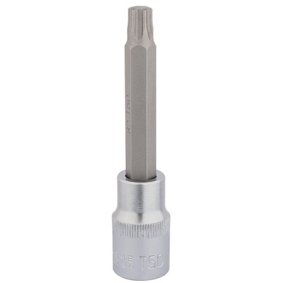Draper Torx Star Socket Bit 1/2'' Sq Dr T50 x 100mm 16318