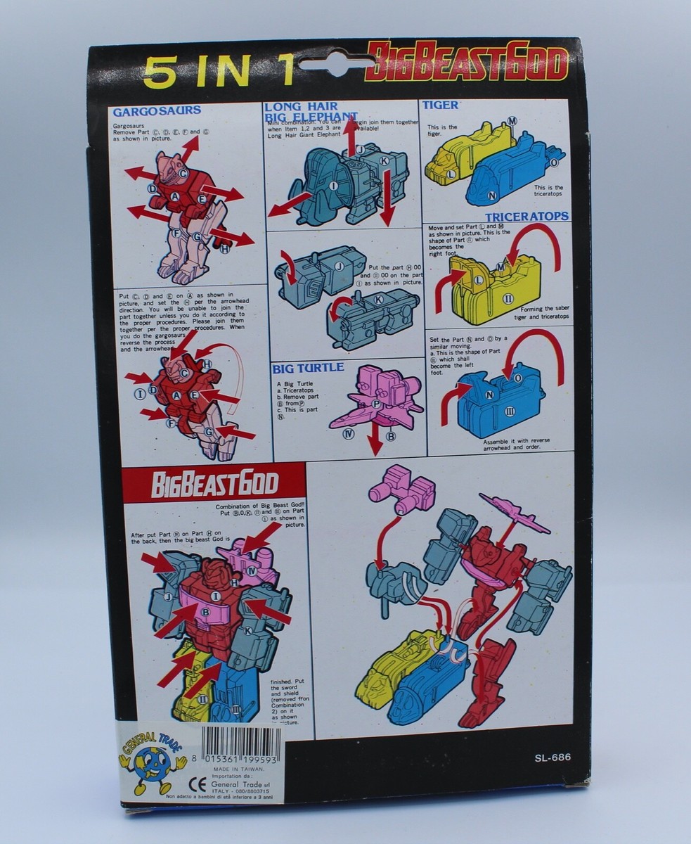 Big Beast God Dragon Caesar King Gorakion Megazord Saber Big Beast God Dragon Caesar King Gorakion Megazord Saber