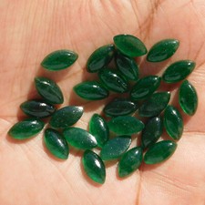 Natural Green Aventurine Marquise 4x8 mm to 10x20 mm Cabochon Loose Gemstone Lot