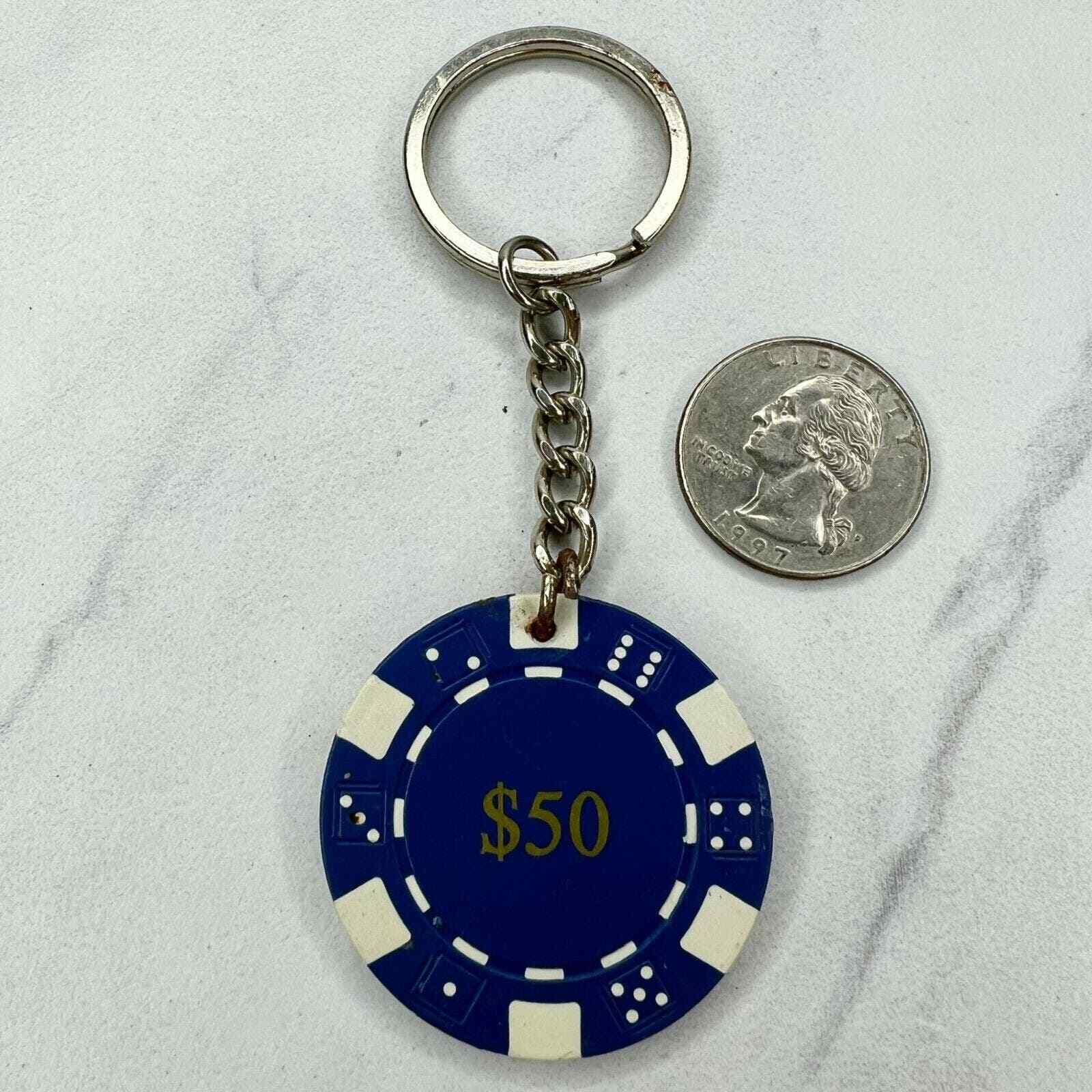 Las Vegas Nevada Poker Chip Casino Souvenir Keychain Keyring eBay