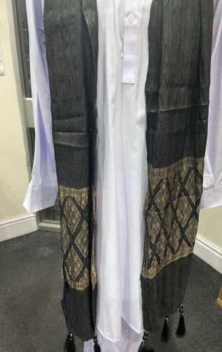 Hochzeitsparty Mehndi Nikah Herrenschal Dupatta Patka Bräutigam Indianer Pakistaner - Bild 25 von 83