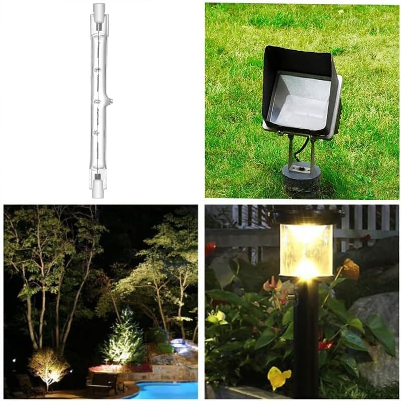 120W = 150W 78Mm Halogen Bulb Floodlight Security Light Linear Bulbs