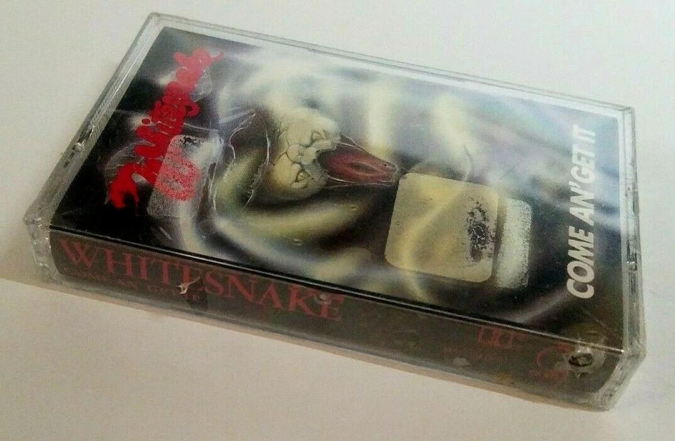 WHITESNAKE Come An' Get It Cassette New Sealed Hair Band 1981 Sunburst Geffen - Image 4 of 4