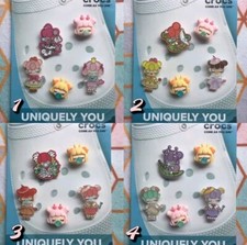 Crocs Handmade jibbitz 5pc Bubble Gum Fairy Girl Doll Shoe charms Set 1