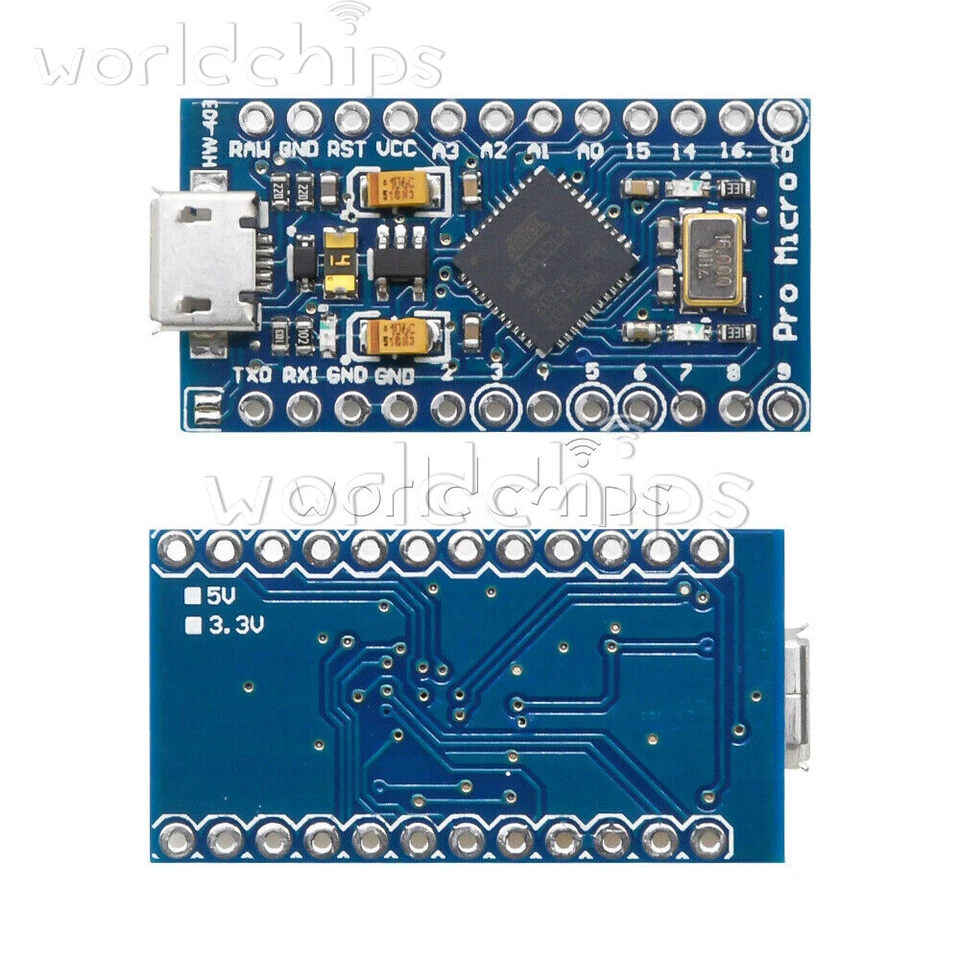 1-10PCS Micro USB/Type-C Pro Micro ATMEGA32U4 Board For Arduino Replace Pro Mini - Image 2 of 4