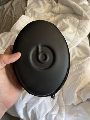 OEM Monster Beats by Dr. Dre Headphone Carrying Case Hard Black Full Zip Around