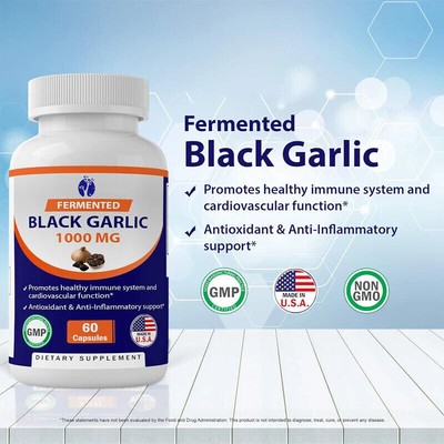 Vitamin Fermented Black Garlic Extract 1000mg