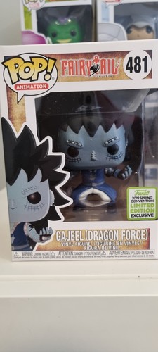 Funko POP Gajeel Dragon Force – Fairy Tail 481 – Édition Limitée Spring Convention 2019 – Vinyle