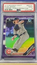 Ryan Jensen - 2019 Bowman Draft Chrome Purple Refractor   PSA 9   #101/250