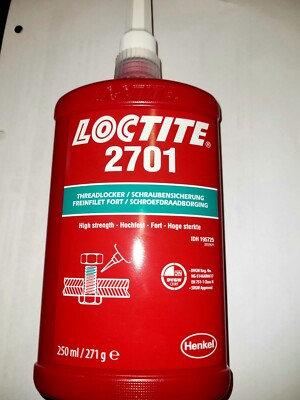 Loctite 2701 Schraubensicherung MHD.01.27  250ml Gefahrenstoff/Industrieklebe