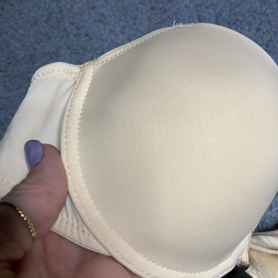 Xoxo Multiway 胸罩 32B 无肩带轮廓衬垫聚拢钢圈银色小饰品 — 第 4/4 张图片