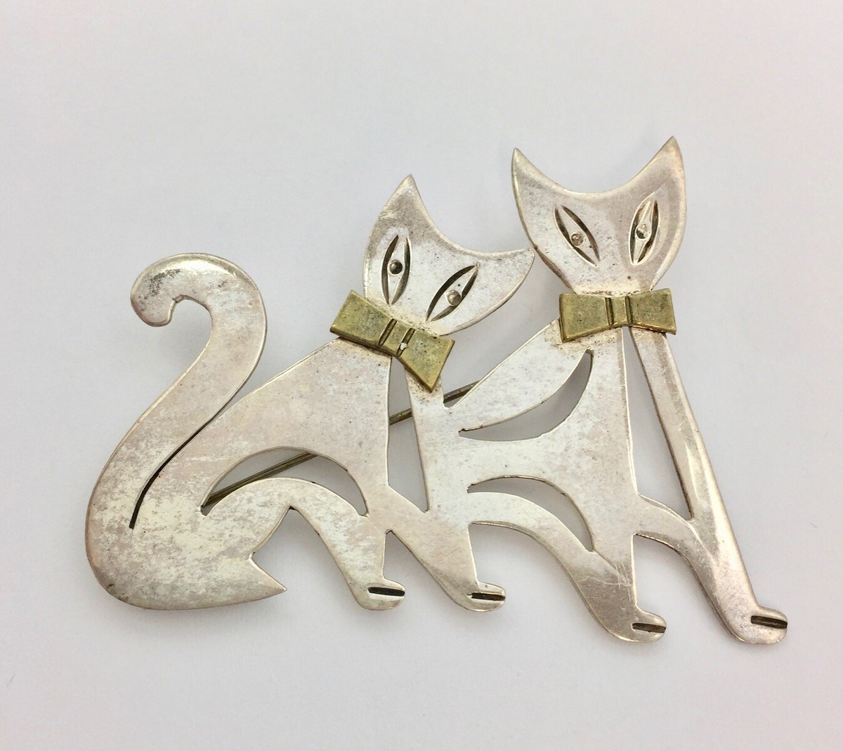 Taxco TS-79 Cat Mexican Juan Sandoval Vazquez Two Trees Pin