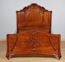 Bed Art Nouveau école de Nancy