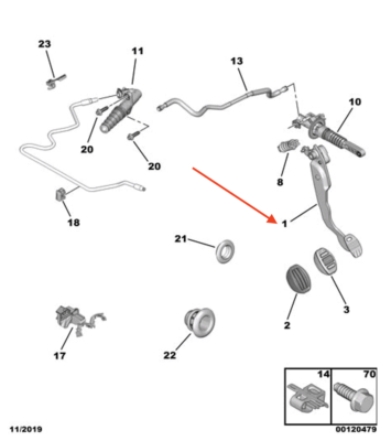 Couvre-Pédale De Ein Et D'Embrayage En Caoutchouc Pour Voiture, Noir, KIT 213015, T8, 213026, 3008, 2009, 2010, 2011, 2012, 2013, 2014, 2015, 2 Pièces