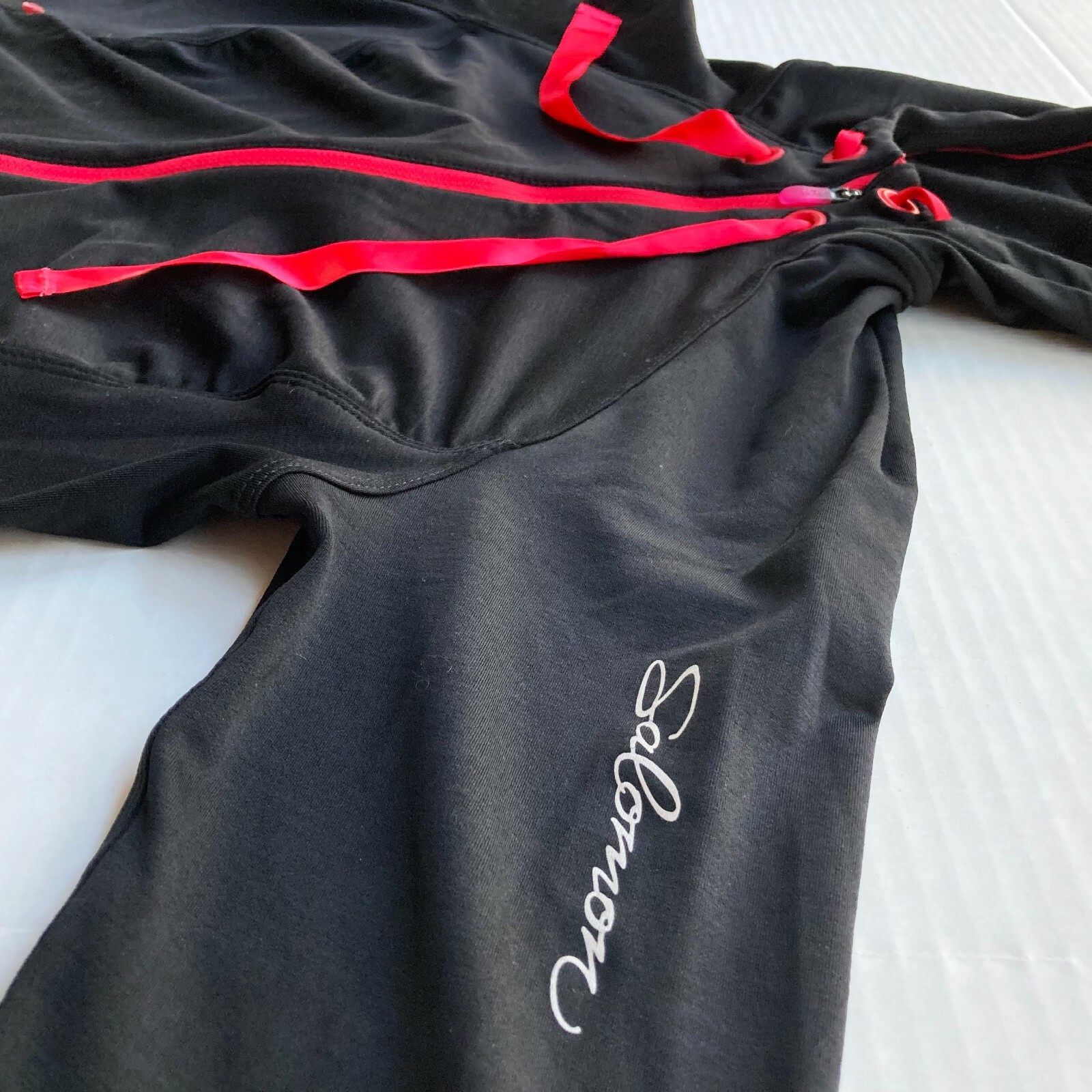 Salomon Whisper 2 Running Giacca con Cappuccio Intera Cerniera Donna Small Nero Riflettente