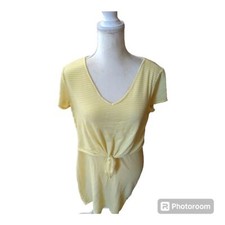 NWOT Vanity Room Knot Front Midi Dress Large