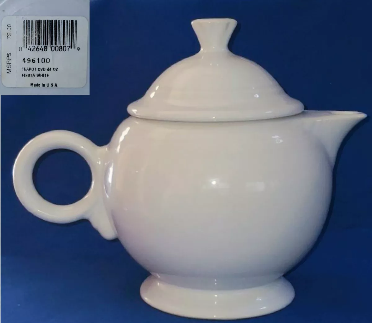 Fiesta 44oz Teapot | White