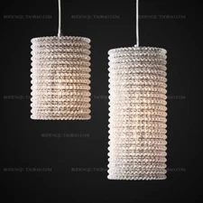 Personalized creative chandelier duplex stair long LED rotary stair Light loft S