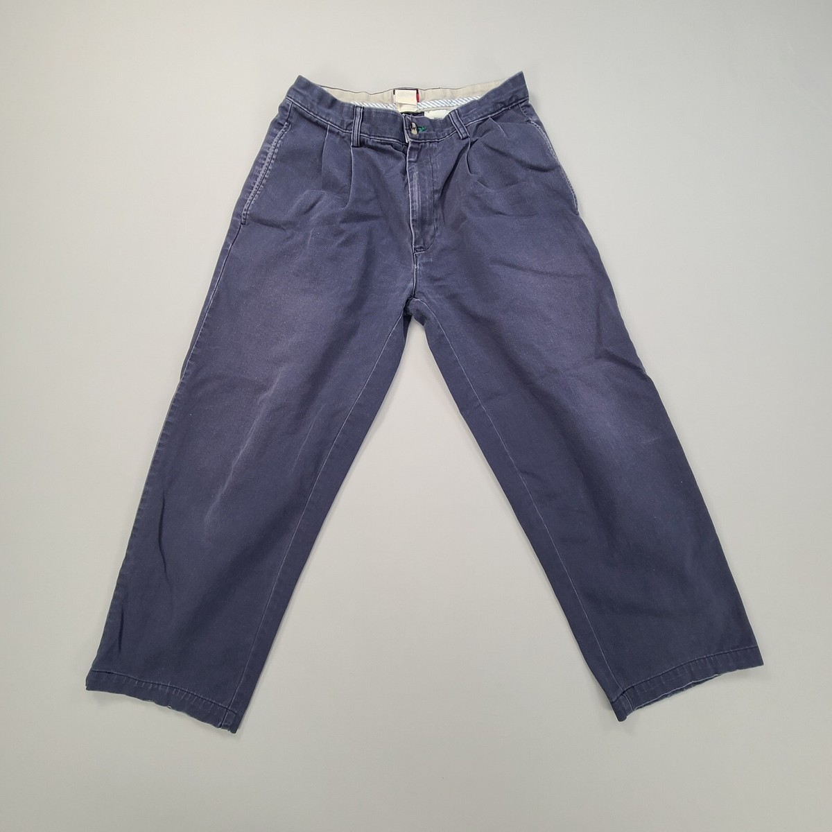 Tommy Hilfiger Pants Mens 31 Blue Relax Casual Chinos Outdoors Men