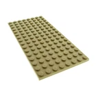 1x Lego Building Plate 8x16 Dark Beige Buildable on Both Sides Star Wars 4624163 92438