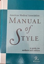 Manual Of Style 9/E: A Guide For Authors And Editors by american-medical-associ