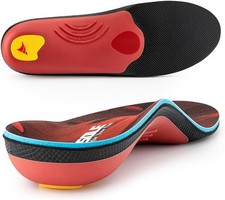 VALSOLE 220 lbs Plantar Fasciitis MEN 7-7 1/2  WOMEN 9-9 1/2-- 260mm , Red