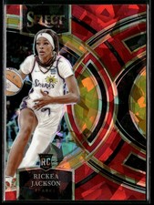 Rickea Jackson 2024 Panini Select WNBA #127 Prizms Red Ice Los Angeles Sparks