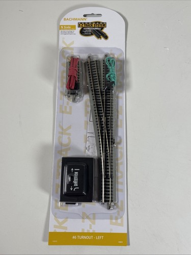 Bachmann 44859 EZ-Track #6 Giro a la izquierda con rieles níquel plata escala N | Zustand: New