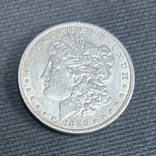 1886 Silver Morgan Dollar AU NICE!