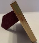 Vintage MCM Gold Tone Metal Traditional 3.5" x 5" Small Photo Frame — photo 7
