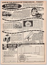 Space Conqueror Telescope Edmund Scientific Sound Catcher 1974 Vintage Print Ad