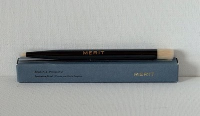 MERIT Double Sided Eyeshadow Brush - # 2 - NIB