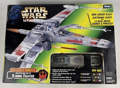 Star Wars Power of the Force Luke Skywalker's Red Five X-Wing Fighter NIB