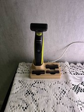 Philips Norelco OneBlade Premium Stand  Sleek Organizer for Razor  Attachments
